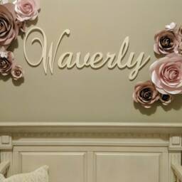 Glittered Name Plaque - Wooden For Kids Or Baby Room Decor-Kids Personalized Signs-Wooden Wall Letters - thumbnail 3