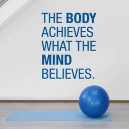 Gym Stickers - Sports Wall Decal Exercise Workout Inspirational Quote Fitness Yoga Skutbawmb - thumbnail 3