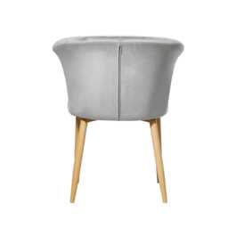 Set Of 2 Elsa Velvet Dining Chairs - thumbnail 4