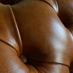 British Handmade 3 Seater Vintage Tan Brown Leather Chesterfield Sofa - thumbnail 4