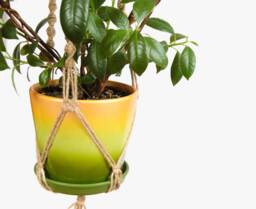 Jute Macrame Plant Hanger Hanging Planter Rustic Rope Bohemian Indoor Scandinavian Style Home Decor Pot Holder Boho - thumbnail 1
