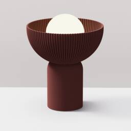 "Minimalist Table Lamp For Aesthetic Interior Decoration - ""Perl" - thumbnail 2