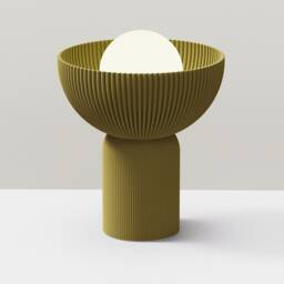 "Minimalist Table Lamp For Aesthetic Interior Decoration - ""Perl" - thumbnail 4