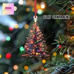 Eyeglasses Christmas Tree Ornament, Optometry Gift - thumbnail 3