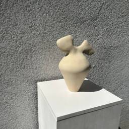 Handmade Stoneware Sculpture Hygge Ceramic Vase, Us Duties Included - thumbnail 4
