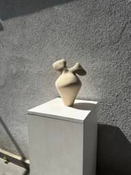 Handmade Stoneware Sculpture Hygge Ceramic Vase, Us Duties Included - thumbnail 1