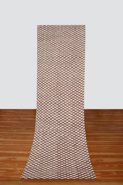 Hand Block Printed Cotton Stair Runner - Boho Kilim Rug - image 1