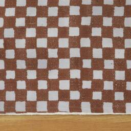 Hand Block Printed Cotton Stair Runner - Boho Kilim Rug - thumbnail 2