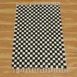 Hand Block Printed Cotton Stair Runner - Boho Kilim Rug - thumbnail 4