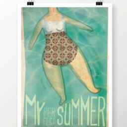 Original My Perfect Summer Wall Art Printing Poster Illustration Print Drawings Graphic Design Work Home Decor - thumbnail 2