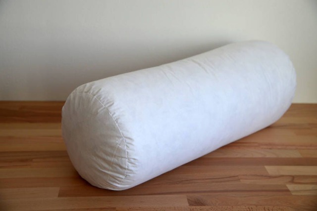 Bolster Insert 100% Duck Feathers For Ignoti Bolster Cushion Covers/ Size 60cm Length, 22cm Diameter/