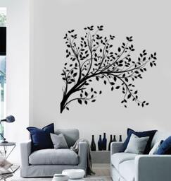 Wall Decal Tree Branch Cool Art For Bedroom Vinyl Sticker 1418Dz - thumbnail 1