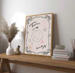 Everyone Deserves A Chance To Fly Art Poster, Movie Theatre Broadway Print Modern Kitchen Wall, Bedroom Decor, Bar Cart - thumbnail 1