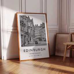 Edinburgh City Print Scotland Architecture Wall Art - thumbnail 2