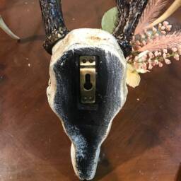 Resin Deer Skull With Spring Floral Crown - thumbnail 4