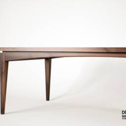 Art Deco Dinning Room Table, Farm House Wood Walnut Dining Mid Century Furniture, 1960S Furniture - thumbnail 2