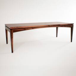 Art Deco Dinning Room Table, Farm House Wood Walnut Dining Mid Century Furniture, 1960S Furniture