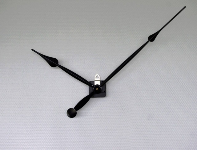 Diy Clock Mechanism & Large Pear-Shaped Hands - 25/38cm For Thick Dials - image 1