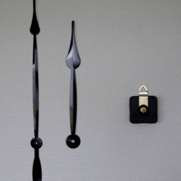 Diy Clock Mechanism & Large Pear-Shaped Hands - 25/38cm For Thick Dials - thumbnail 2