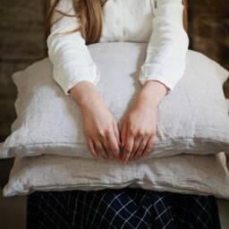 Softened Linen Pillow Cover, 20x36 - thumbnail 2