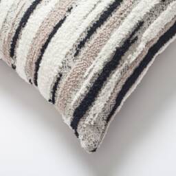 Tufted Jacquard Pillow Cover Hand Woven Style Throw Cushion - 18x18 - thumbnail 3