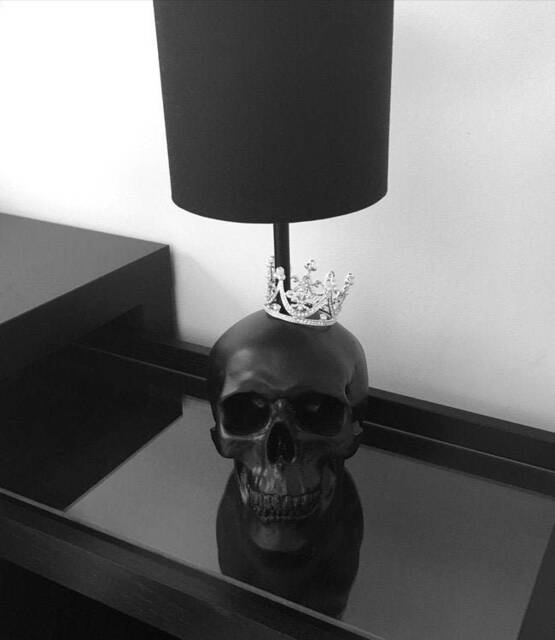 Skull Crown Lamp // Decor Handmade By Haus Of Skulls - image 1