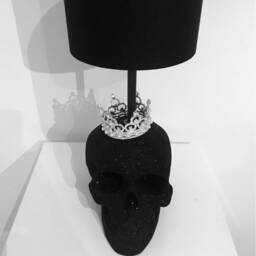 Skull Crown Lamp // Decor Handmade By Haus Of Skulls - thumbnail 3