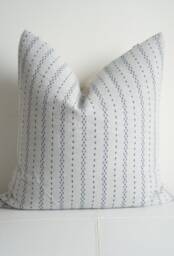 Indigo Striped Pillow Cover - thumbnail 1