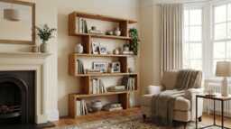 Reclaimed Wood Bookcase/Shelving Unit - Scaffold Furniture-Zigzag