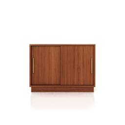 Mid-Century Sideboard, Dresser, Commode, Credenza Made Of Oak Veneer - Teak Colour Livlo T-P01