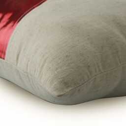 "Decorative Metallic Couch Pillow Cover 16""x16" - thumbnail 2