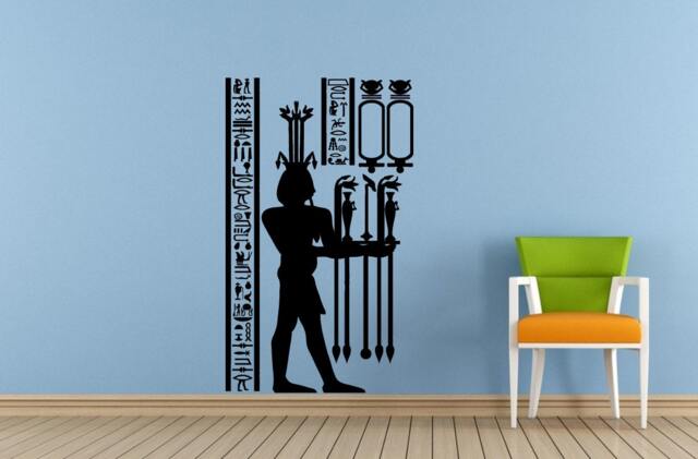 Anubis Ancient Egyptian God Mythology Window Or Wall Car Vinyl Peal & Stick Removable Sticker Decal L1483 - image 1