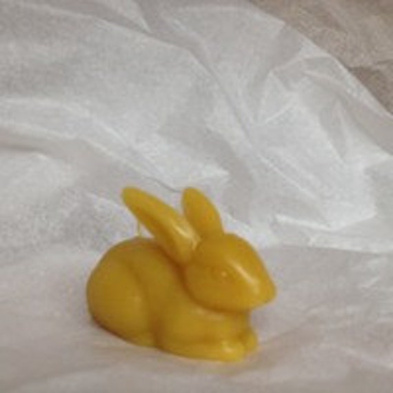 Set Of Two Small Bunny Candles