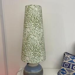 50cm Extra Tall Conical Lampshade - Handmade Fabric Floor Lamp Shade Made in Britain