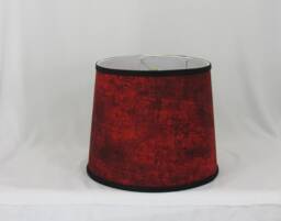 Red Print Lamp Shade