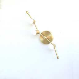 Solid Brass Wall Sconce Light, Light , Mid Century Sconce, Ul Listed, No. 0265 - thumbnail 2