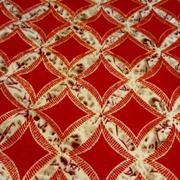 Bag Wit Wax Design Cushion 40cm Side Prints African Coral Gold - thumbnail 3