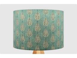 Green White Raindrop Lampshade, Table Floor Lamp/Ceiling Pendant Small Medium Large 15cm 20cm 25cm 30cm 35cm 40cm Fabric Drum Light Shade