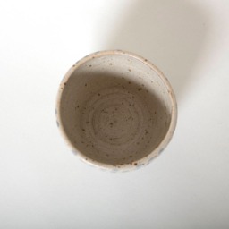 Handmade Polka Dot Ceramic Planter Farmhouse Style Pottery Vase - thumbnail 4
