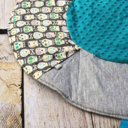 Travel Baby Play Mat - Sugar Candy Skull Playmat Gender Neutral Shower Gift Tummy Time New Sensory - thumbnail 2