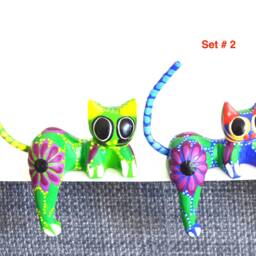 Set Of 4 Similar Small Alebrijes - thumbnail 2