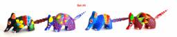 Set Of 4 Similar Small Alebrijes - thumbnail 1