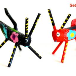 Set Of 4 Similar Small Alebrijes - thumbnail 3