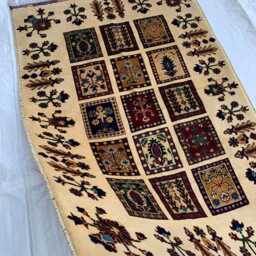 3x5 Floral Pattern Handwoven Afghan Wool Rug - Carpet For Bedroom Boho - thumbnail 3