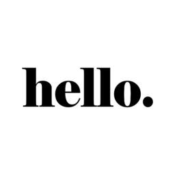 Hello. Wall Decal For Door Entrance Vinyl Sticker - Available in Different Sizes & Colors - thumbnail 2