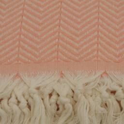 "Turkish Blanket, Turkish Throw, Large Towel, Bed Rug, 200cmx225cm, Coral Blanket, Bed Cover, Turkish Towel, Beach Throw, 79""x89" - thumbnail 3