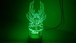 Personalised Fairy Night Light - Fantasy Lamp Children's Kids Bedroom Girls Room Led Birthday - thumbnail 1