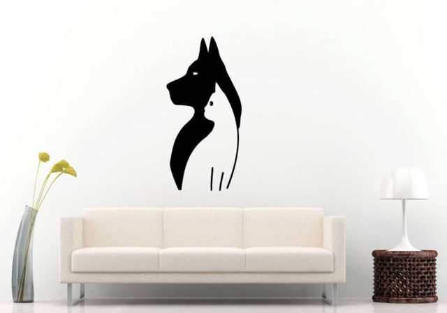 Cat Dog Pets Pet Grooming Shop Salon Spa Wall Sticker Decal Vinyl Mural Decor Art L2251 - image 1