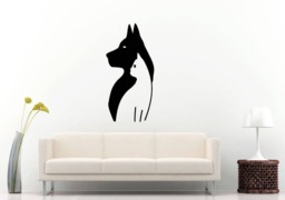 Cat Dog Pets Pet Grooming Shop Salon Spa Wall Sticker Decal Vinyl Mural Decor Art L2251 - thumbnail 1