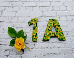 Mosaic Letters, Custom Name Sign, Letter A, Personalized Family Name, Home Wall Decor - thumbnail 1